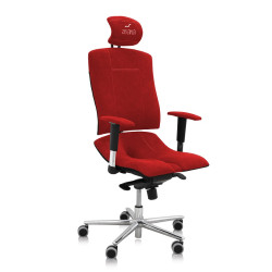 Ergonomická židle Ásana Alcantara line Goya Red